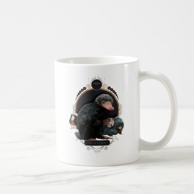 Caneca De Café NIFFLER™ s Art Nouveau Retrato (Direita)