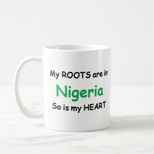 caneca de café nigeria (Esquerda)