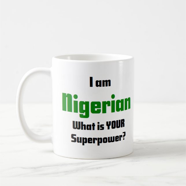 Caneca De Café nigerian Mug (Esquerda)