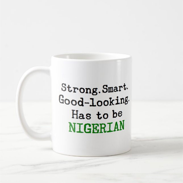 Caneca De Café nigeriano forte (Esquerda)