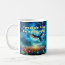 Caneca De Café Night Owl & Morning Eagle: Viagens Celestiais
