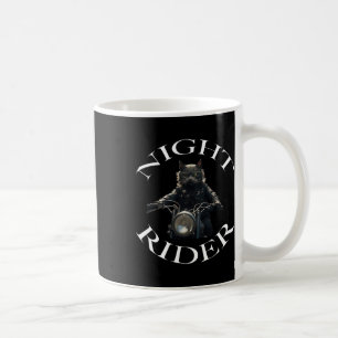 Caneca De Café Night Rider Bad Cat