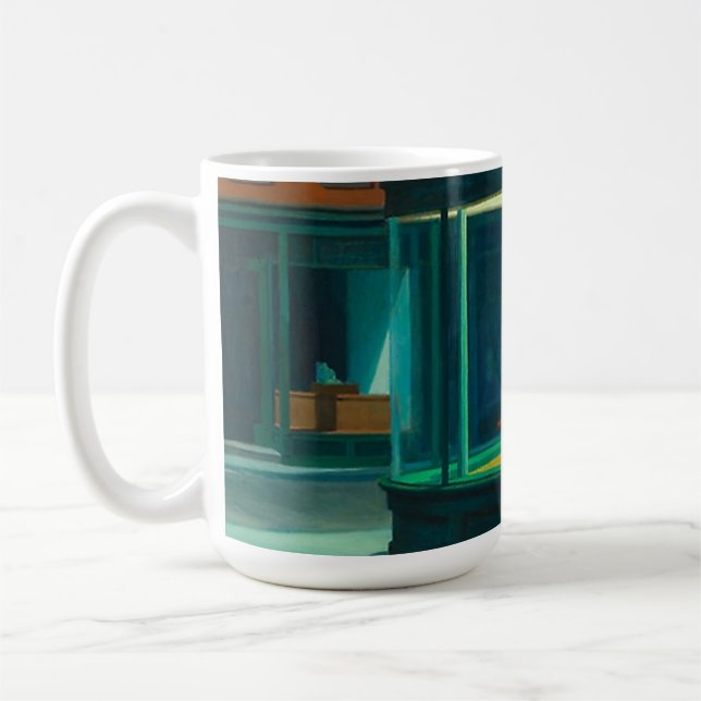 Caneca De Café Nighthawks Edward Hopper (Esquerda)