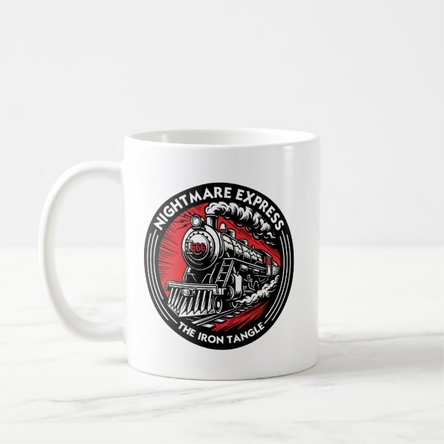 Caneca De Café Nightmare Express | Dungeon Crawler Carl (Esquerda)