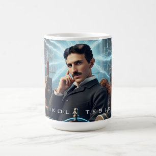 Caneca De Café Nikola Tesla