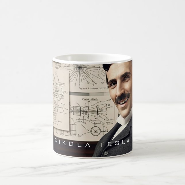 Caneca De Café Nikola Tesla - 369 The key to the universe (Centro)