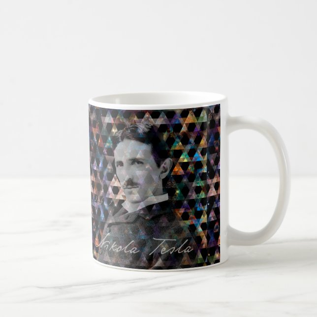 Caneca De Café Nikola Tesla mug (Direita)