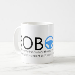 Caneca De Café Nikola Tesla Robotaxi Mug