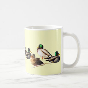 Caneca De Café Nine Mallard Ducks