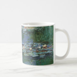 Caneca De Café Ninféias de Claude Monet, Flores Vintage