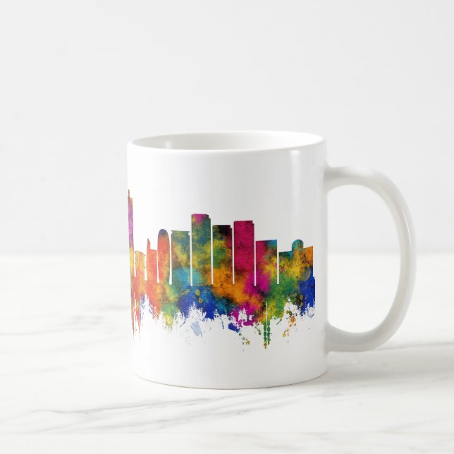 Caneca De Café Ningbo China Skyline (Direita)