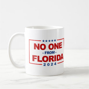 Caneca De Café Ninguém da Flórida 2024