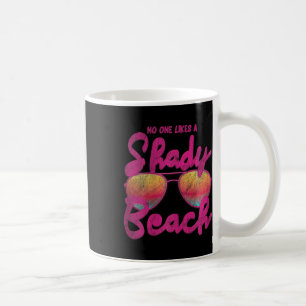 Caneca De Café Ninguém Gosta de uma Praia Sombria I Design Vintag