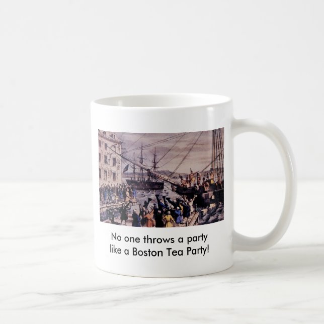 Caneca De Café Ninguém joga um partido como um tea party de (Direita)