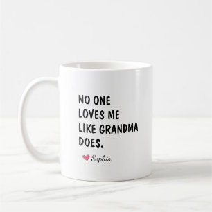 Caneca De Café Ninguém Me Ama Como a Vovó