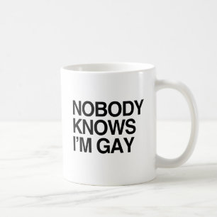 Caneca De Café NINGUÉM SABE QUE SOU GAY -.png