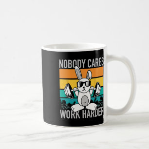 Caneca De Café Ninguém se importa mais com trabalhar - Workout Mo