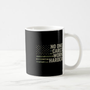 Caneca De Café Ninguém Se Importa Trabalhe Mais - Treino Motivaci