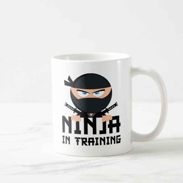 Caneca De Café Ninja Em Treinamento (Direita)