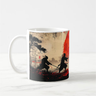 Caneca De Café Ninja Fight - Design 1