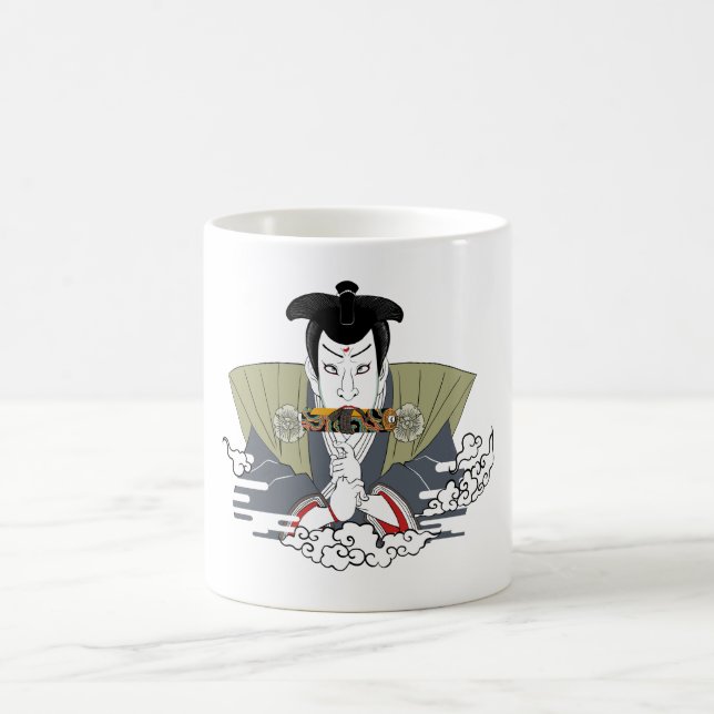 Caneca De Café Ninja Ukiyo-e Art (Centro)