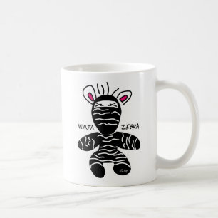 Caneca De Café Ninja Zebra Mug