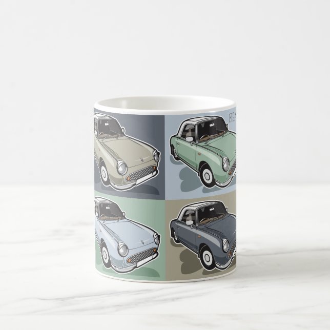 Caneca De Café Nissan Figaro em quatro cores (Centro)