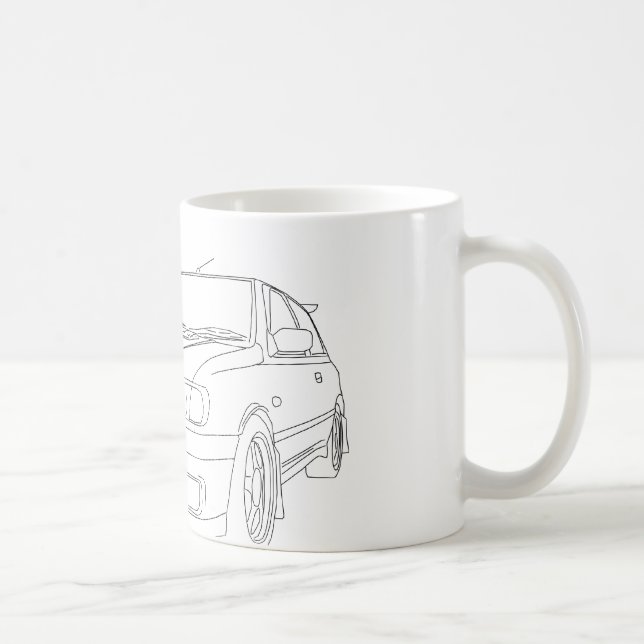 Caneca De Café Nissan Pulsar GTiR (Direita)