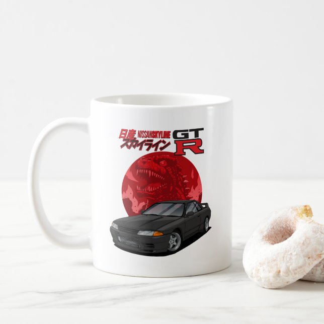 Caneca De Café Nissan Skyline R32 GTR (Com Donut)