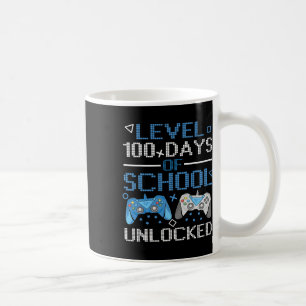 Caneca De Café Nível 100 Dias De Controlador De Jogo Completo Da