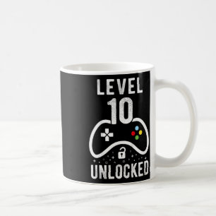 Caneca De Café Nível 10 Jogo de Vídeo Desbloqueado 10º Presente d
