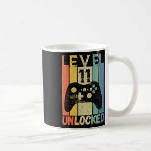 Caneca De Café Nível 11 Camisas De Camisa De Camisa De Aniversári
