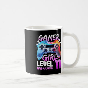 Caneca De Café Nível 11 Desbloqueado Incrível Jogo de Vídeo de 20