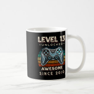 Caneca De Café Nível 13 13 do jogo de vídeo desbloqueado Aniversá