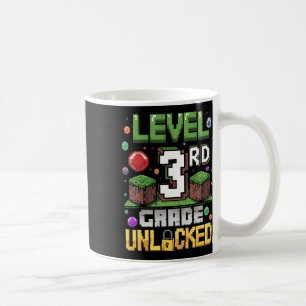 Caneca De Café Nível 3ª Série Desbloqueado Jogo de Vídeo Primeiro
