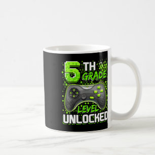 Caneca De Café Nível da 5ª Série Desbloqueado Jogos Gamer Meninos