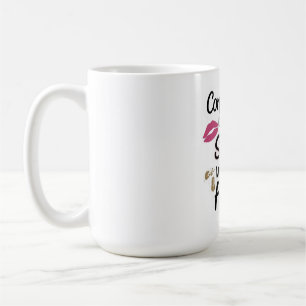 Caneca De Café Nível de Confiança – Camiseta Citação Sem Filtro