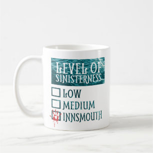 Caneca De Café Nível de Lovecraft Innsmouth