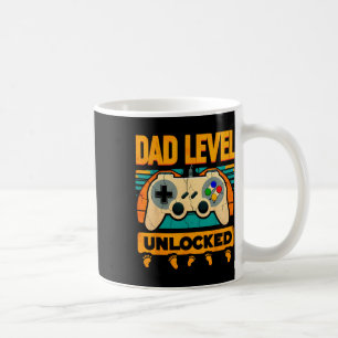 Caneca De Café Nível Desbloqueado Novo papai do Dia do Pai 39s