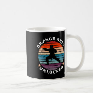 Caneca De Café Nível do Cinturão Laranja Alcançar Realização Desb