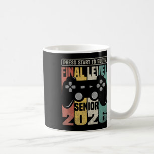 Caneca De Café Nível Final Sênior 2026 Pressione Iniciar Estilo G