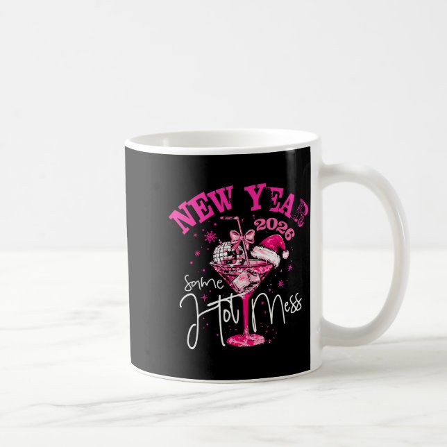Caneca De Café Nk New Year Same Hot Mess Happy New Year 2026 Matc (Direita)