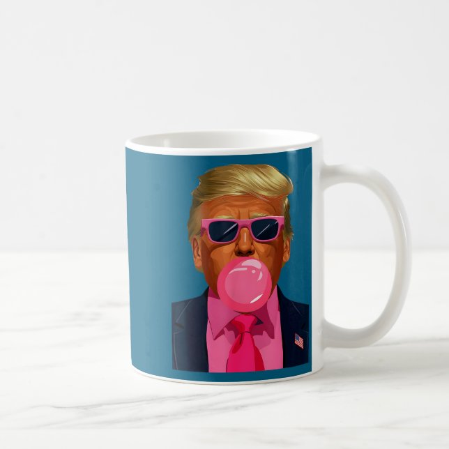 Caneca De Café Nk Sungles Trump Bubble Gum 2024 Vote President Fu (Direita)