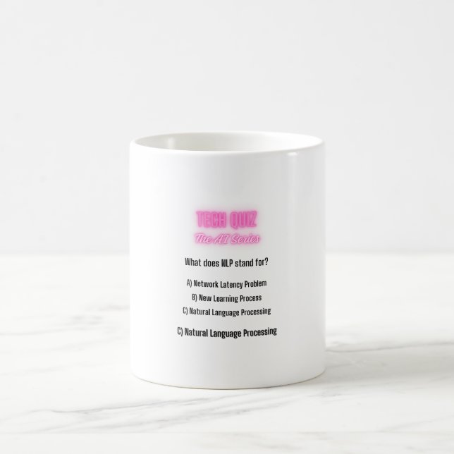 Caneca De Café NLP do Quiz Mug AI (Centro)