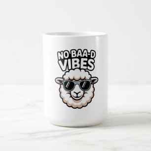 Caneca De Café No Baa-d Vibes Sheep