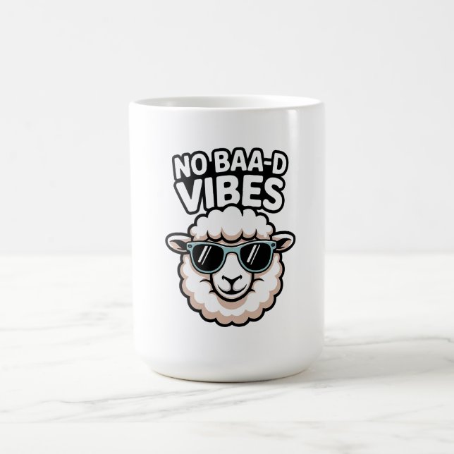 Caneca De Café No Baa-d Vibes Sheep (Centro)