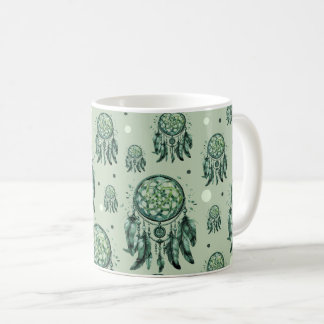 Caneca De Café Nó celtas capturador de sonhos verde