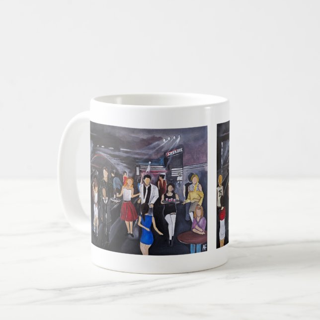 Caneca De Café No Control Painting by Alfred Fox  (Frente Esquerda)