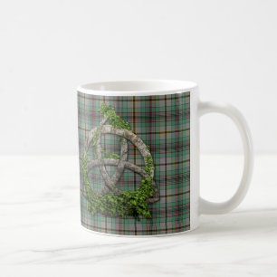 Caneca De Café Nó da trindade e Tartan celtas de Craig do clã