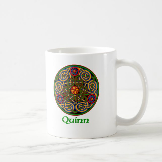 Caneca De Café Nó do céltico de Quinn (Direita)